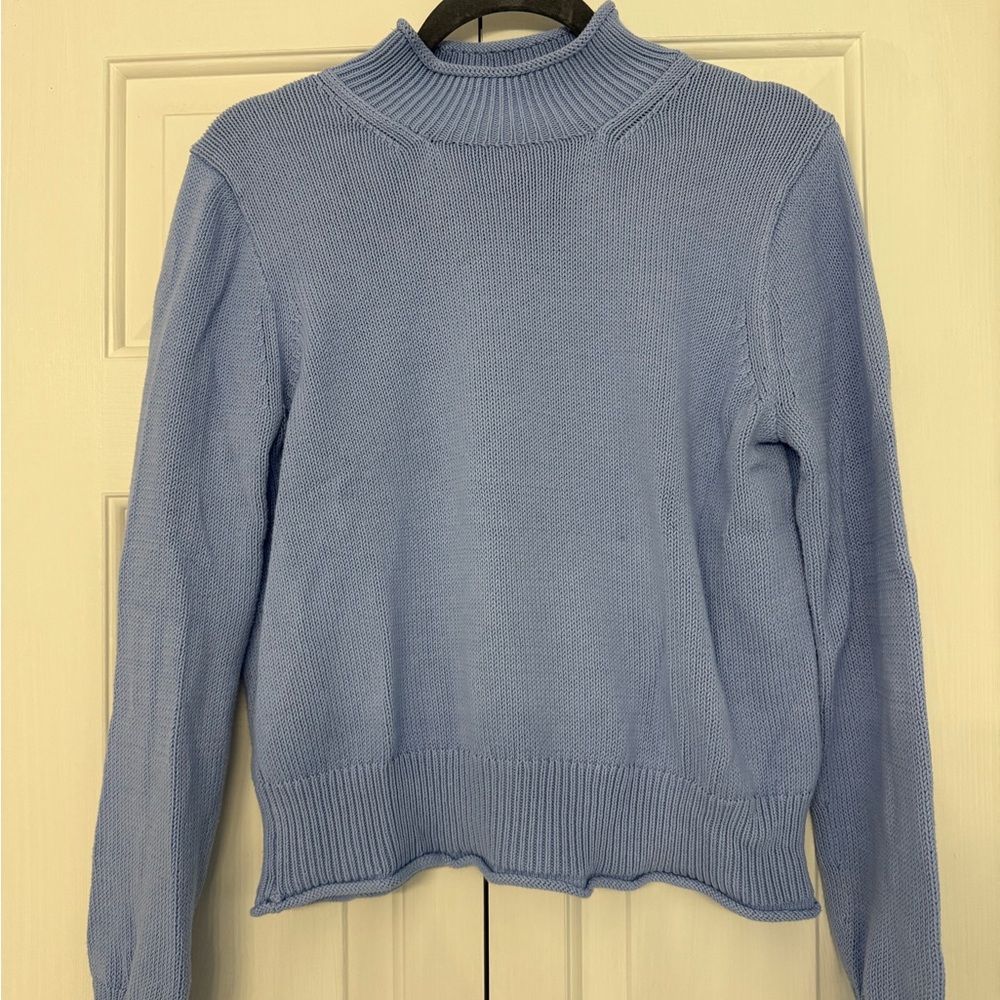 J Crew Women's Blue Sweater - size S (EUC)